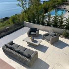 LO-74581 Garten-Rattan-Sitzgarnitur