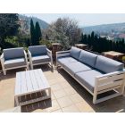 LO-76441 4er Gartensofa grau