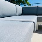LO-76434 Outdoor-Ecksofa grau