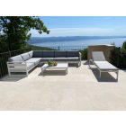 LO-76434 Outdoor-Ecksofa grau