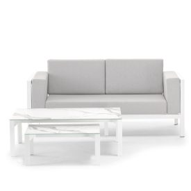 Creta Gartensitzgruppe weiß