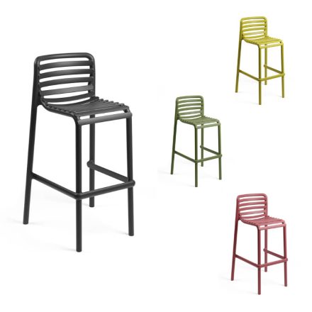 Nardi Doga Outdoor-Barhocker in verschiedenen Farben