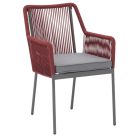 Andros Gartensessel rot