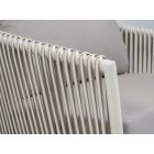 Bahamas Gartensofa weiß, grau