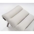 Barbados Lounge Set, Liegestuhlset mit cremefarbenen Kissen