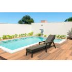 Bilbao Stoff Daybed dunkelgrau
