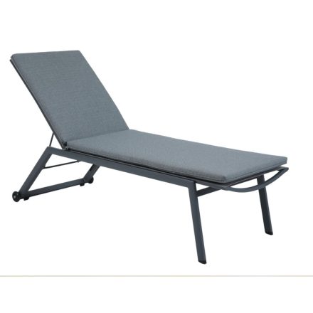 Comforto Aluminium-Sonnenliege dunkelgrau