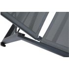 Comforto Aluminium-Sonnenliege dunkelgrau