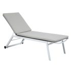 Comforto Aluminium Sonnenbank weiß