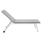 Comforto Aluminium Sonnenbank weiß