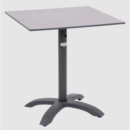 Cross-1 Outdoor pulverbeschichtetes Aluminium Tischbein anthrazit klappbar