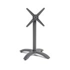 Cross-1 Outdoor pulverbeschichtetes Aluminium Tischbein anthrazit klappbar