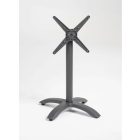 Cross-1 Outdoor pulverbeschichtetes Aluminium Tischbein anthrazit klappbar