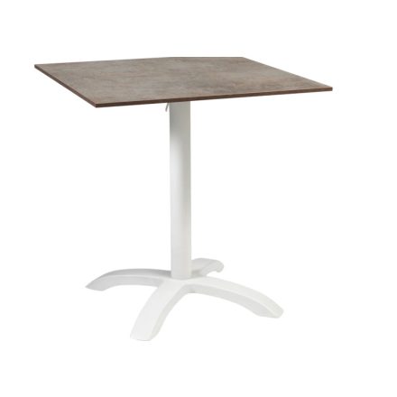 Cross-1 weiß pulverbeschichtetes Klapptischbein