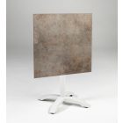 Cross-1 weiß pulverbeschichtetes Klapptischbein