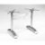 Cross-2 Outdoor Doppel-Klapptischbein aus Aluminium