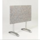 Cross-2 Outdoor Doppel-Klapptischbein aus Aluminium