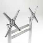 Cross-2 Outdoor Doppel-Klapptischbein aus Aluminium