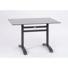 Cross-2 Outdoor Doppel-Klapptischbein aus pulverbeschichtetem Aluminium in Anthrazit