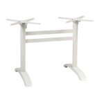 Cross-2 Outdoor weiß pulverbeschichtetes Aluminium-Klapptischbein