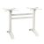 Cross-2 Outdoor weiß pulverbeschichtetes Aluminium-Klapptischbein