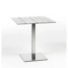 Ecco 1 Outdoor-Tischbein aus Edelstahl 72 cm