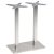 Ecco 2 Bar Outdoor Tischbein aus Edelstahl 110 cm