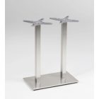 Ecco 2 Bar Outdoor Tischbein aus Edelstahl 110 cm