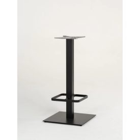 Ecco 1 Bar FR Outdoor Tischbein aus Edelstahl 110 cm schwarz