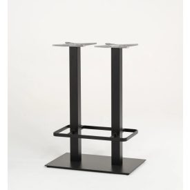Ecco 2 Bar FR Outdoor Tischbein aus Edelstahl 110 cm schwarz