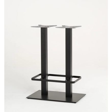 Ecco 2 Bar FR Outdoor Tischbein aus Edelstahl 110 cm schwarz