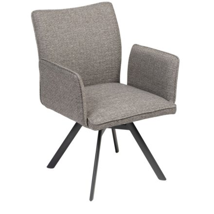 Ibiza Gartensessel grau mit drehbarem Sitz