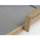 Roma Sonnenliege Holz - grau