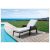 Sicily Stoff Sonnenliege grau
