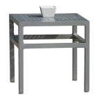 Tampa Aluminium Tischchen grau
