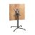 Texas -1 Outdoor-Klapptischbein schwarz