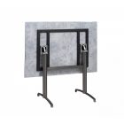 Texas -2 Outdoor-Klapptischbein schwarz