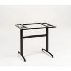 Texas -2 Outdoor-Klapptischbein schwarz