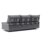 Torino Gartensofa grau