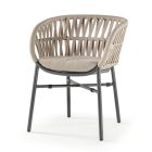 Tahiti Gartensessel anthrazit/taupe