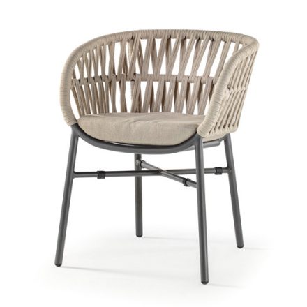 Tahiti Gartensessel anthrazit/taupe