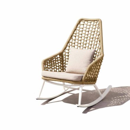 Aries Garten-Schaukelstuhl beige