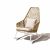 Aries Garten-Schaukelstuhl beige