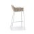 Panama Garten Barhocker weiß/beige