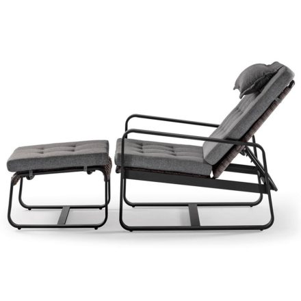 Capri Garten Relax Sessel + Fußstütze