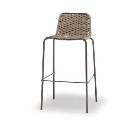 Cannes Barhocker anthrazit/taupe