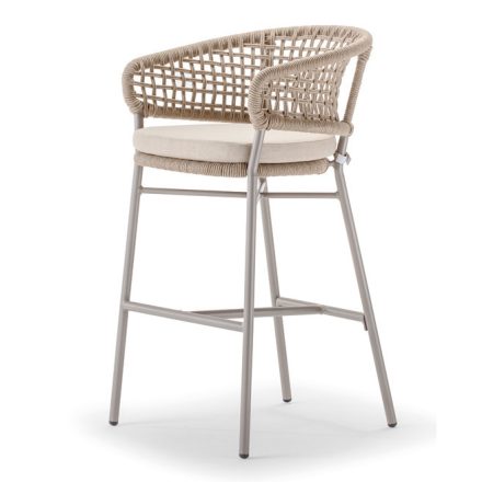 Atol Garten-Barhocker taupe/champagner