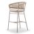 Atol Garten-Barhocker taupe/champagner