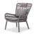 Tropea lounge garten sessel anthrazit