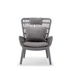 Tropea lounge garten sessel anthrazit